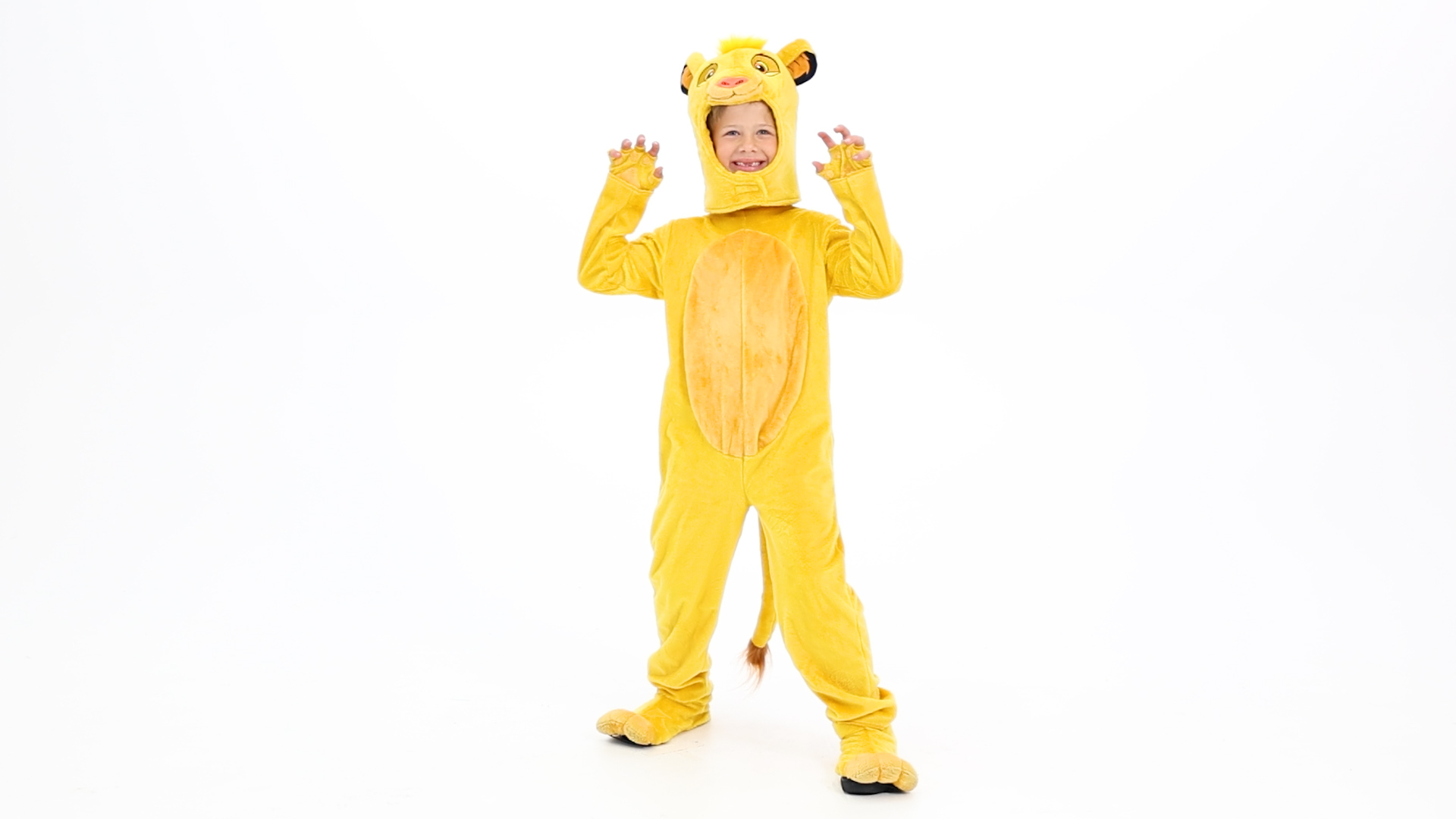 Let your child become the king of the jungle with our exclusive Kid’s Disney The Lion King Simba Costume! This super comfortable costume is perfect for Halloween or dress-up!